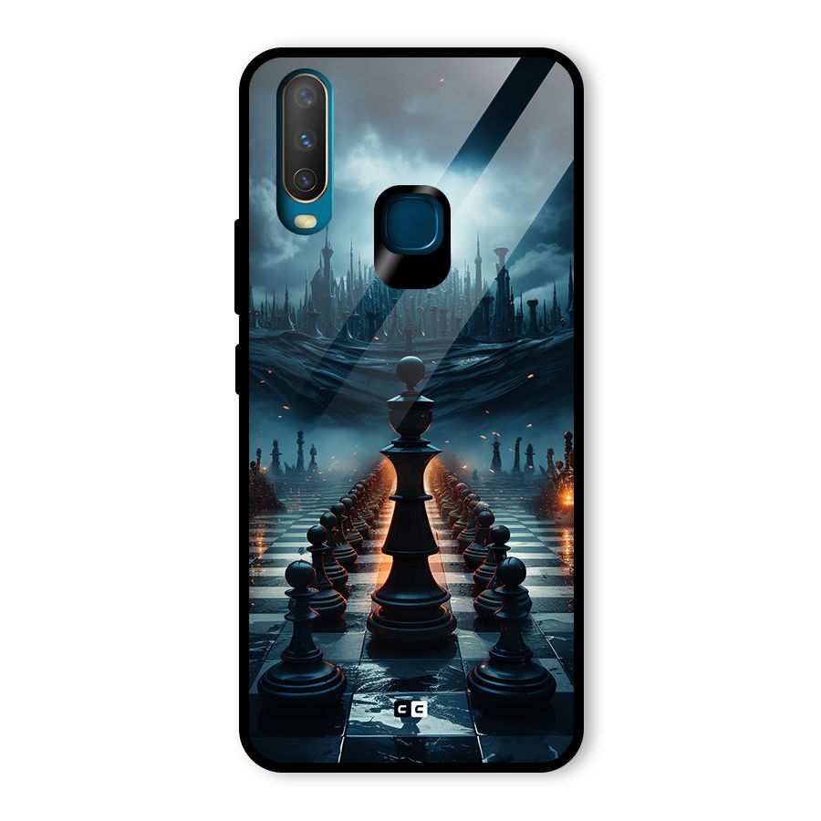 Chess World Glass Back Case for Vivo U10