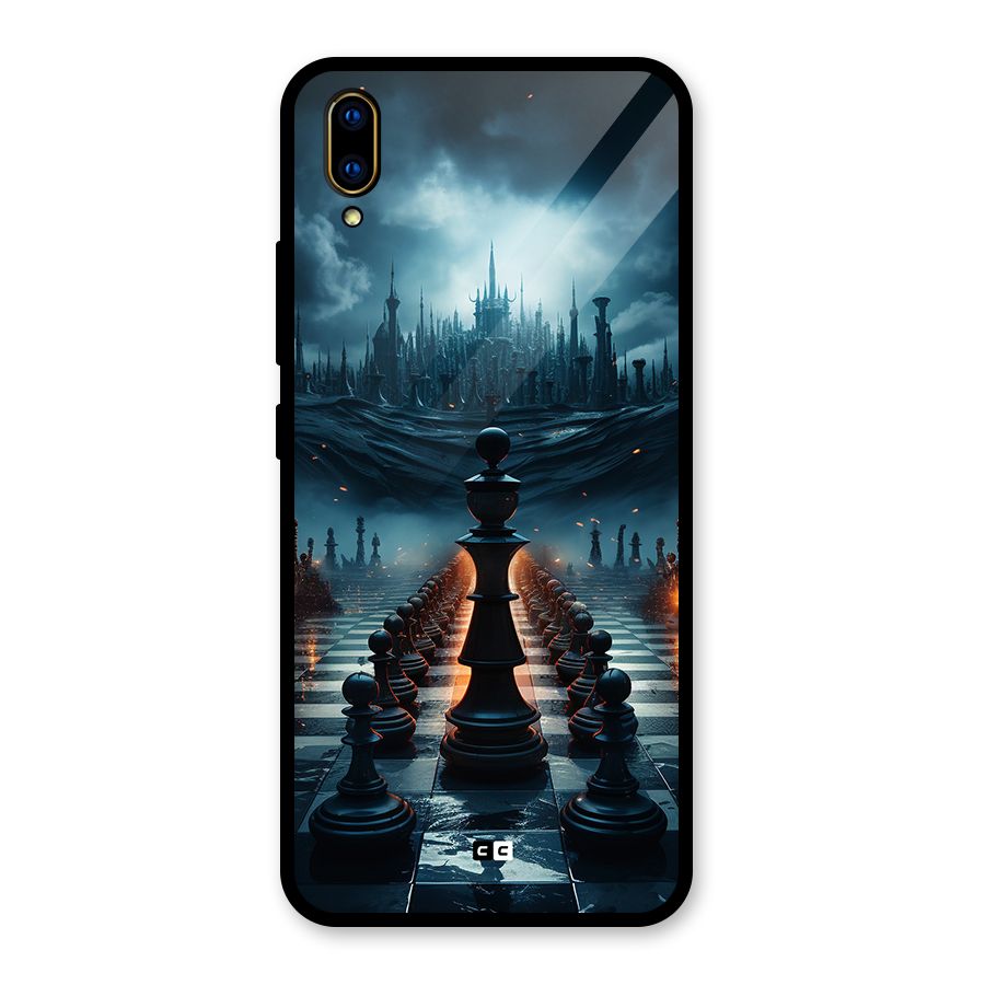 Chess World Glass Back Case for Vivo V11 Pro