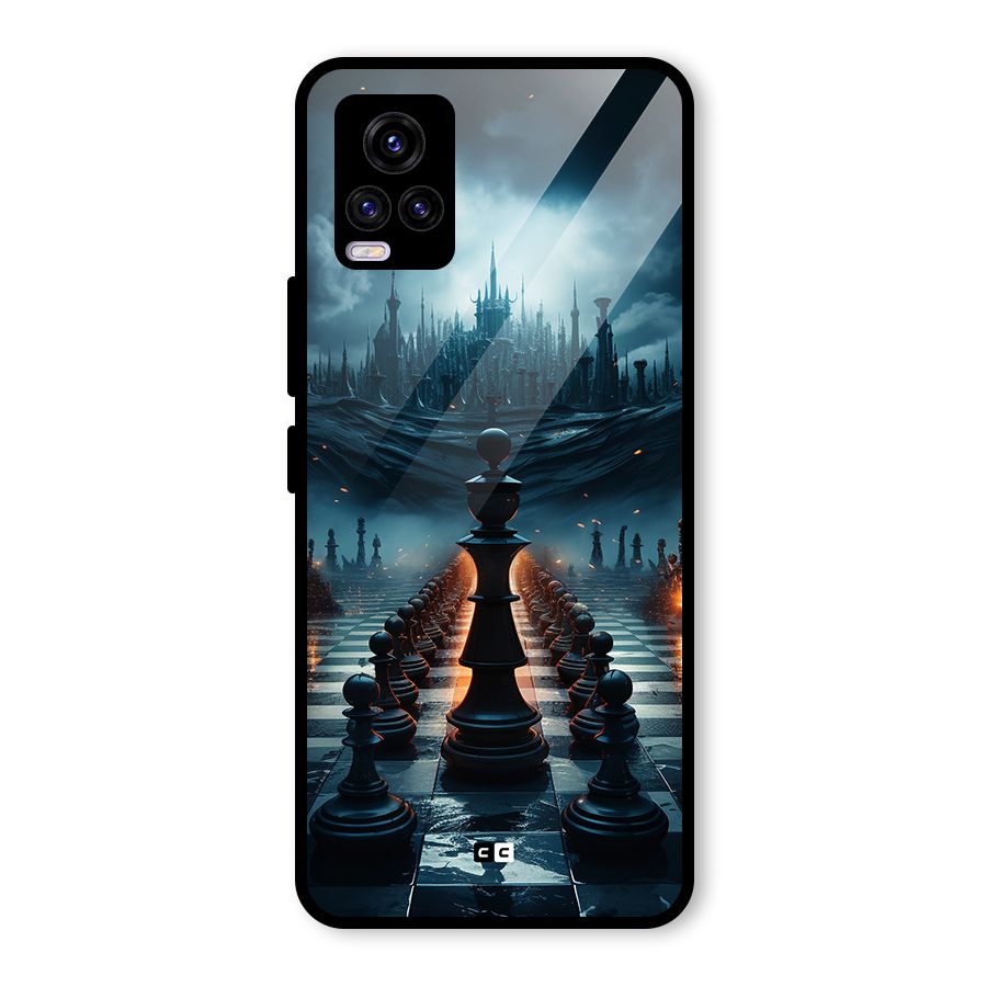 Chess World Glass Back Case for Vivo V20