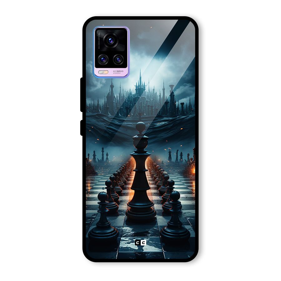 Chess World Glass Back Case for Vivo V20 Pro