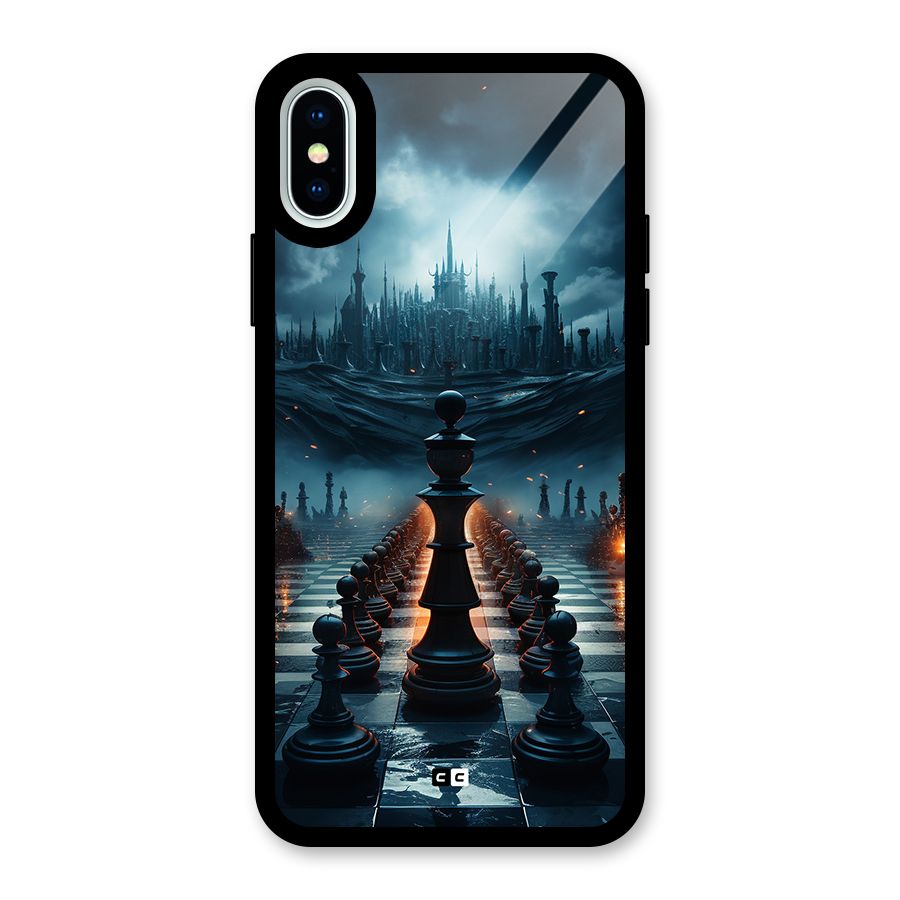 Chess World Glass Back Case for iPhone XS