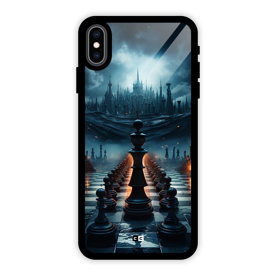Chess World Glass Back Case for iPhone XS Max