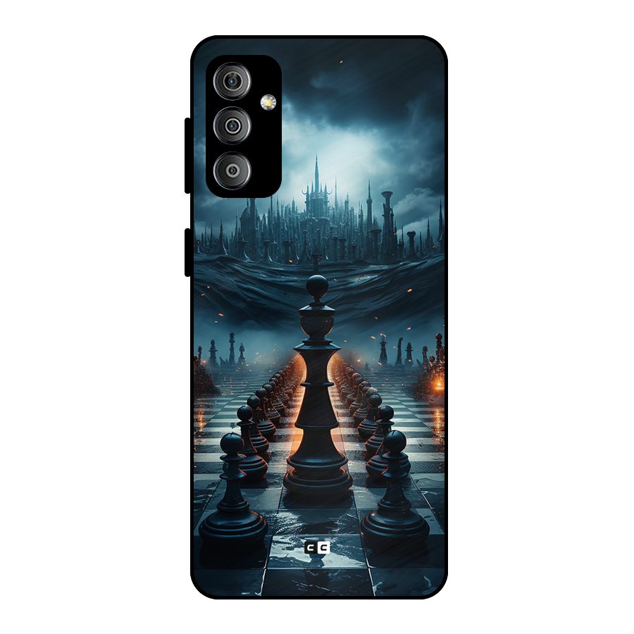 Chess World Metal Back Case for Galaxy F23