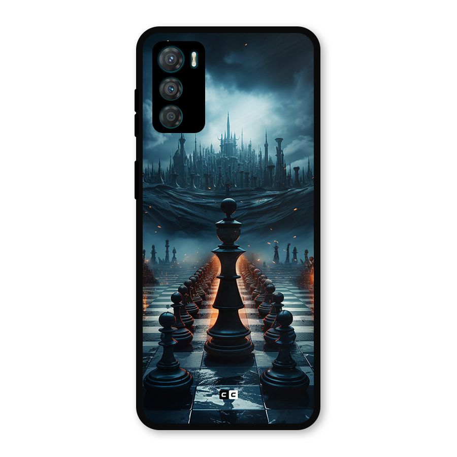 Chess World Metal Back Case for Moto G42