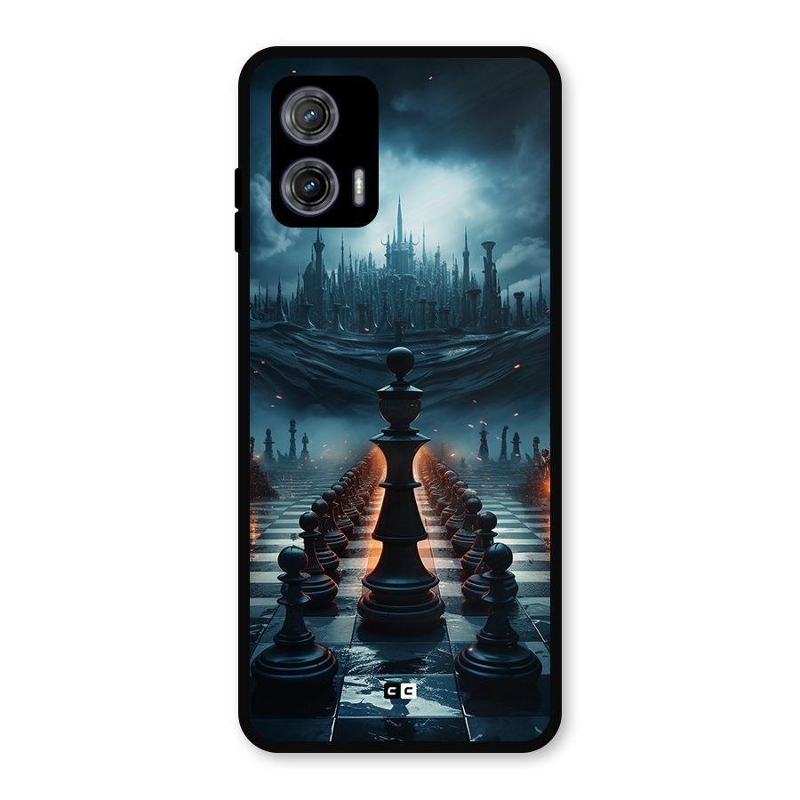 Chess World Metal Back Case for Moto G73