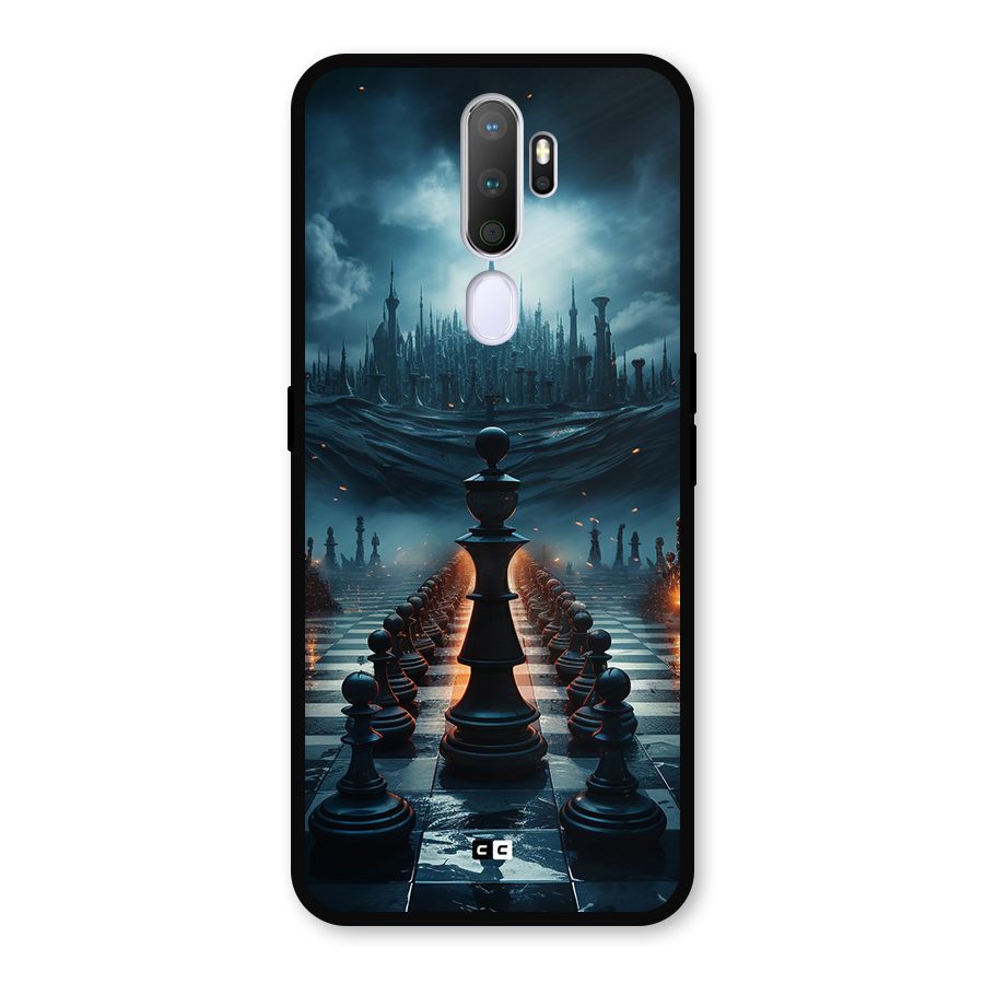 Chess World Metal Back Case for Oppo A5 (2020)