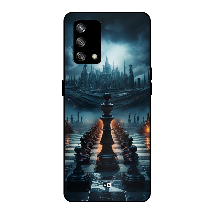 Chess World Metal Back Case for Oppo F19