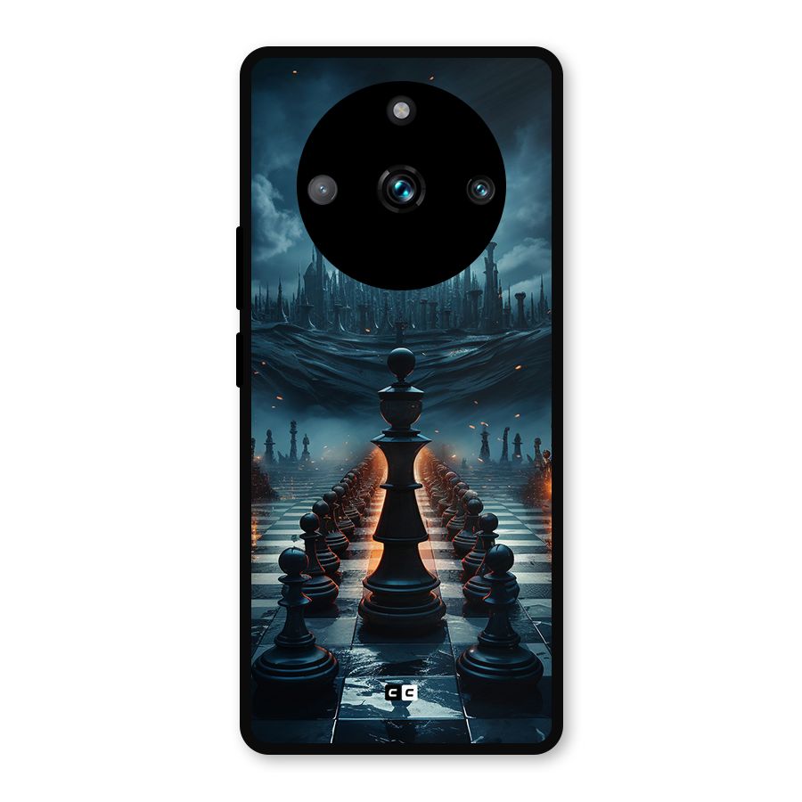 Chess World Metal Back Case for Realme 11 Pro Plus