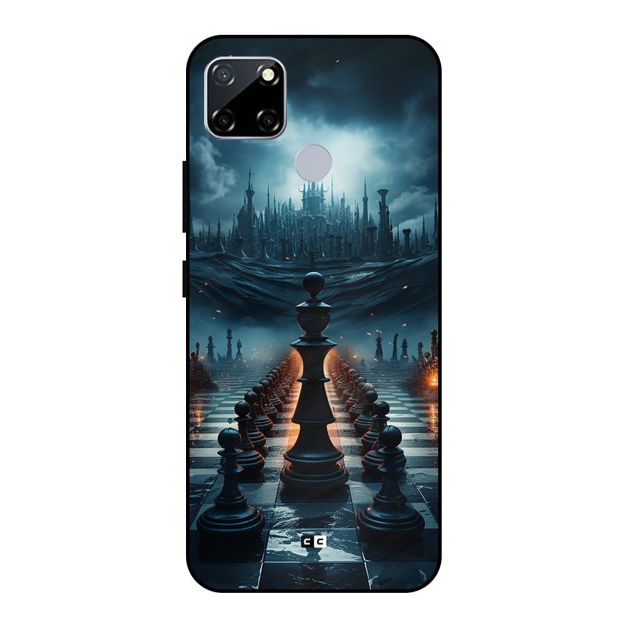 Chess World Metal Back Case for Realme Narzo 30A