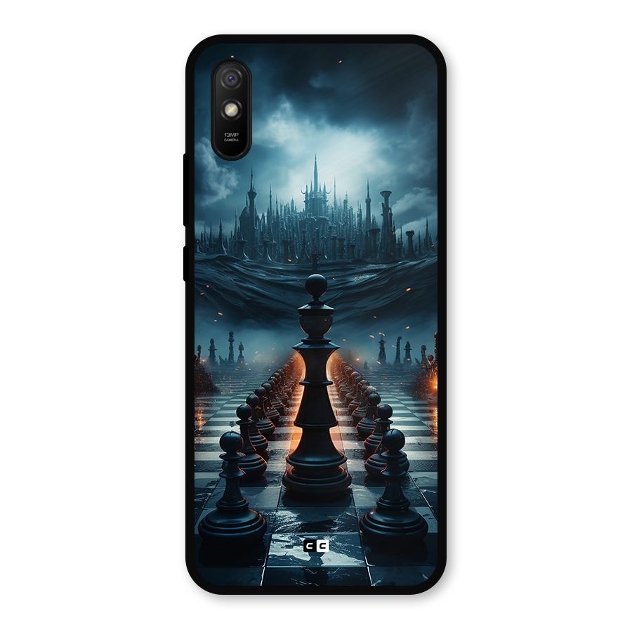 Chess World Metal Back Case for Redmi 9a