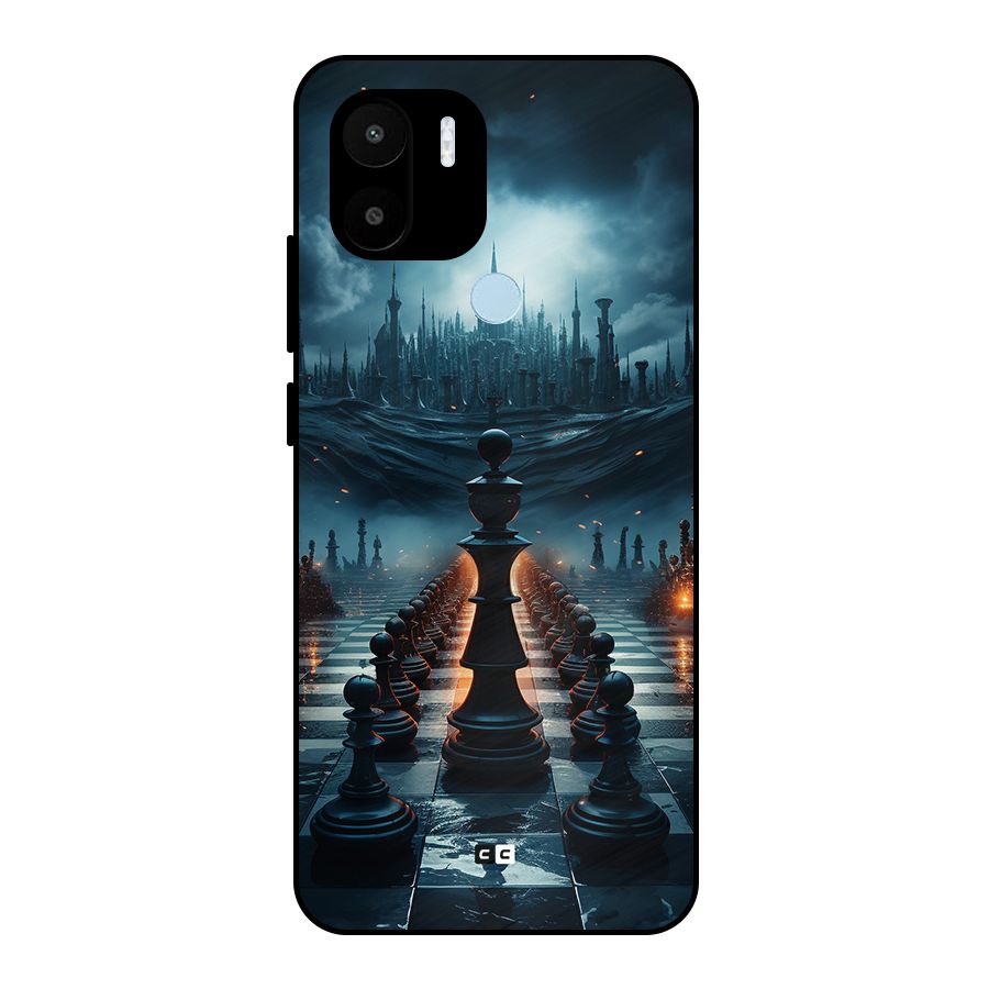 Chess World Metal Back Case for Redmi A2 Plus