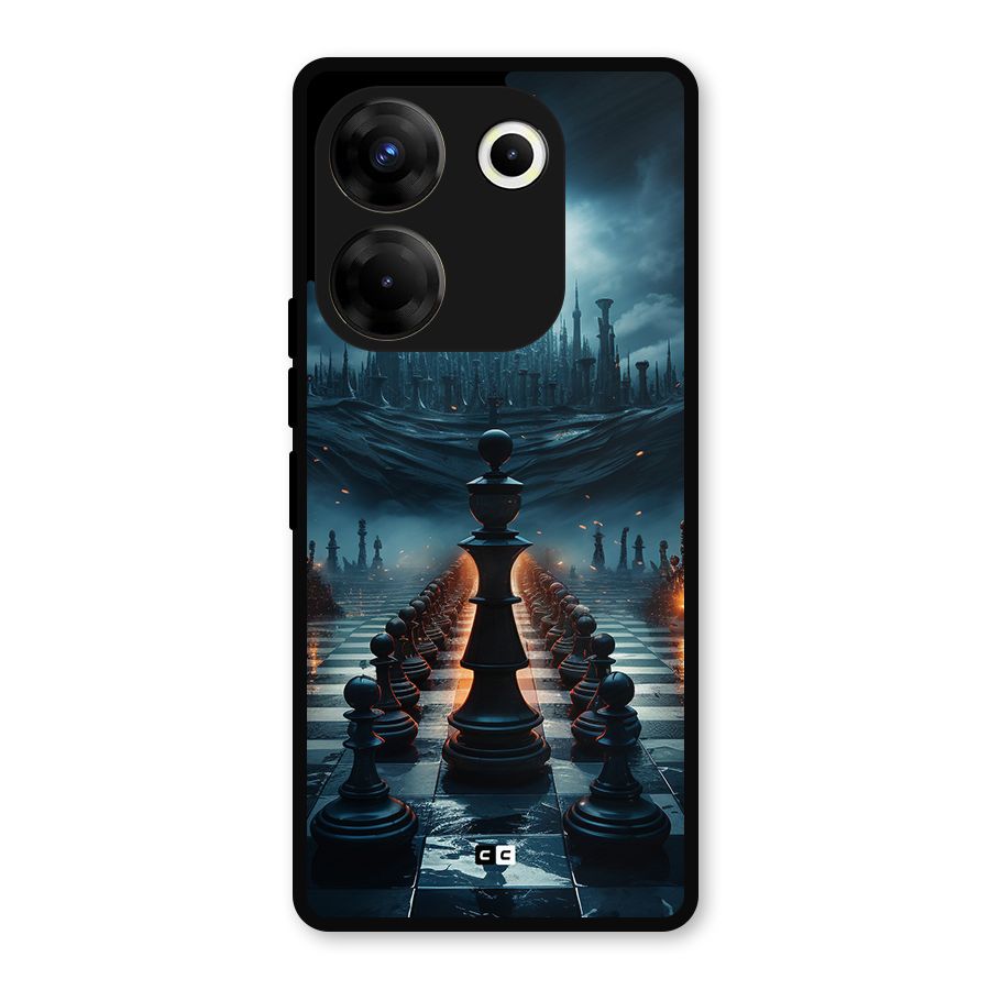 Chess World Metal Back Case for Tecno Camon 20 Pro