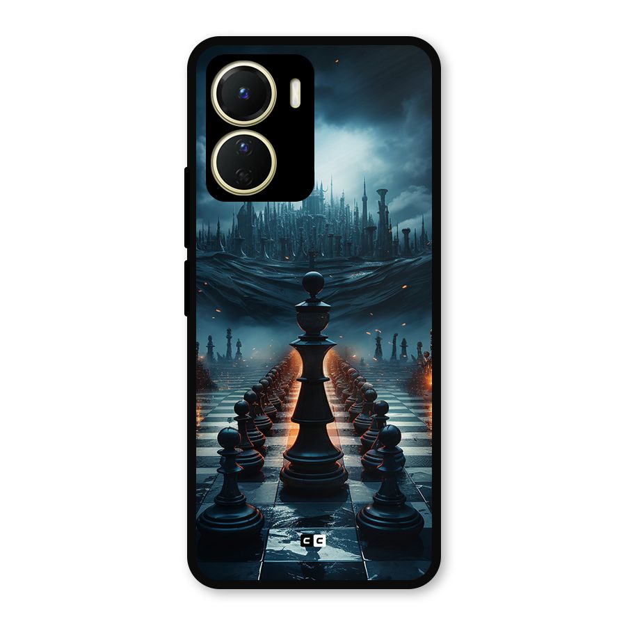 Chess World Metal Back Case for Vivo T2x