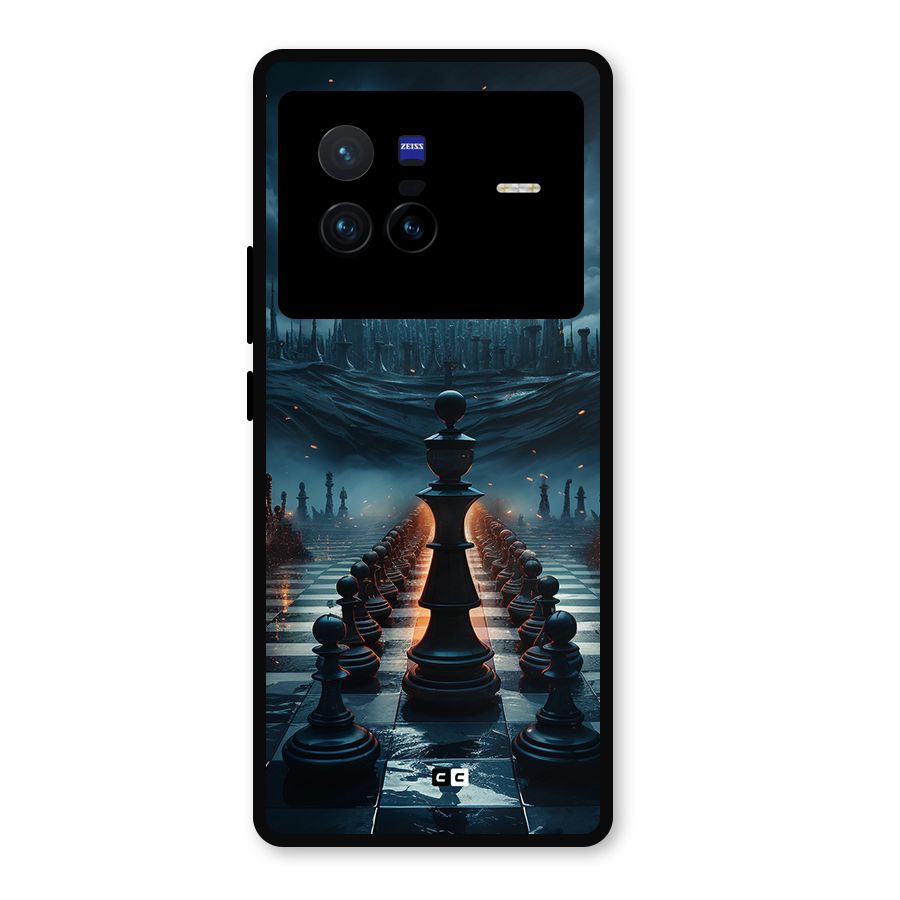 Chess World Metal Back Case for Vivo X80