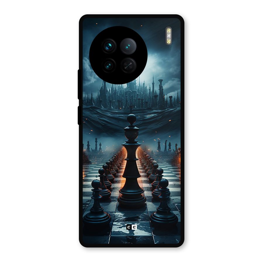 Chess World Metal Back Case for Vivo X90