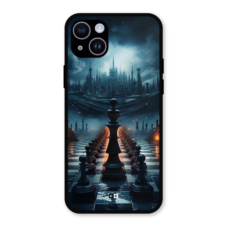 Chess World Metal Back Case for iPhone 14