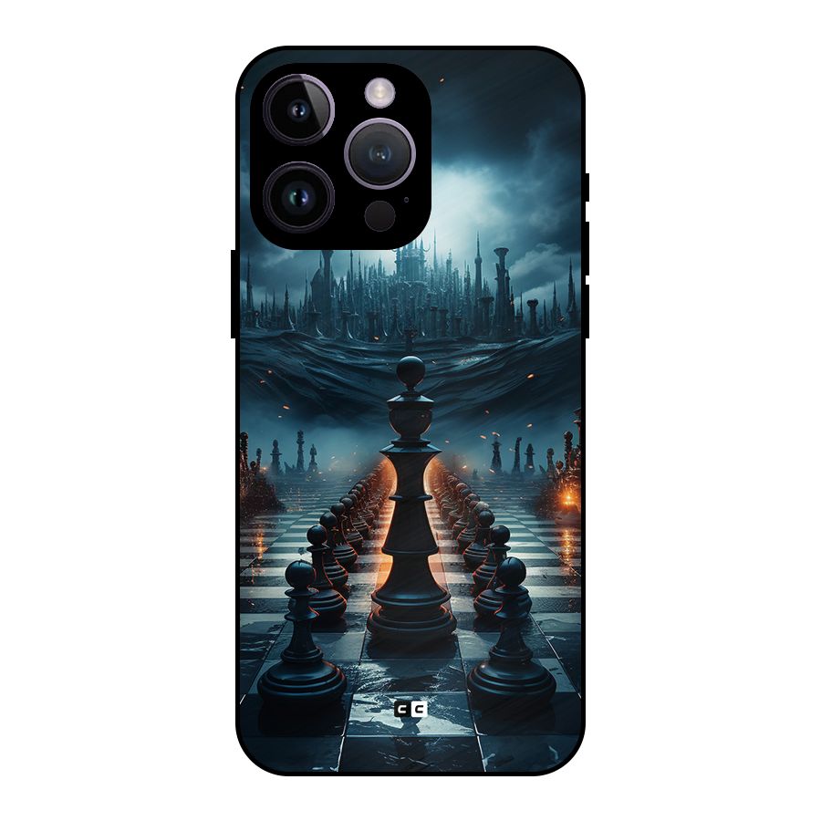 Chess World Metal Back Case for iPhone 14 Pro Max