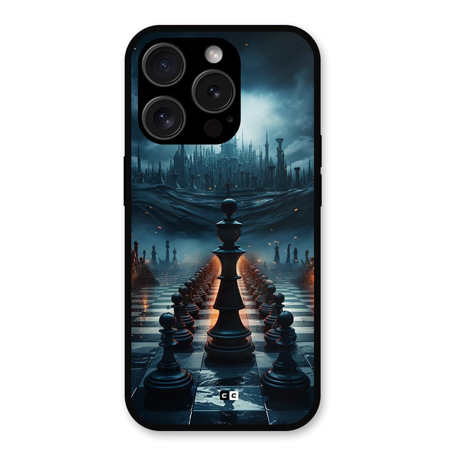 Chess World Metal Back Case for iPhone 15 Pro