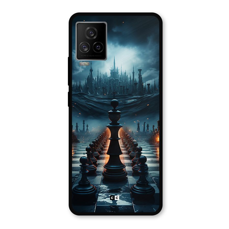 Chess World Metal Back Case for iQOO 7 Legend 5G