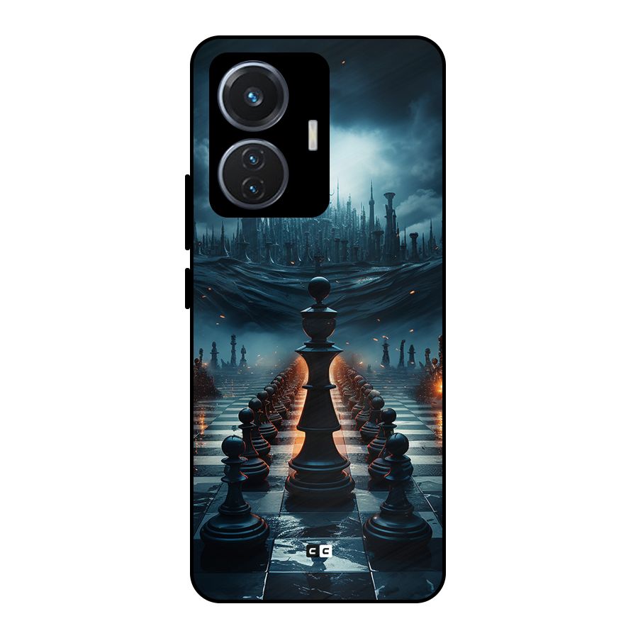 Chess World Metal Back Case for iQOO Z6 44W