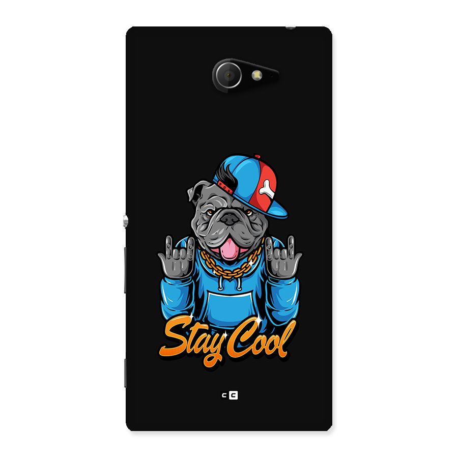 Chill Calm Cool Back Case for Xperia M2