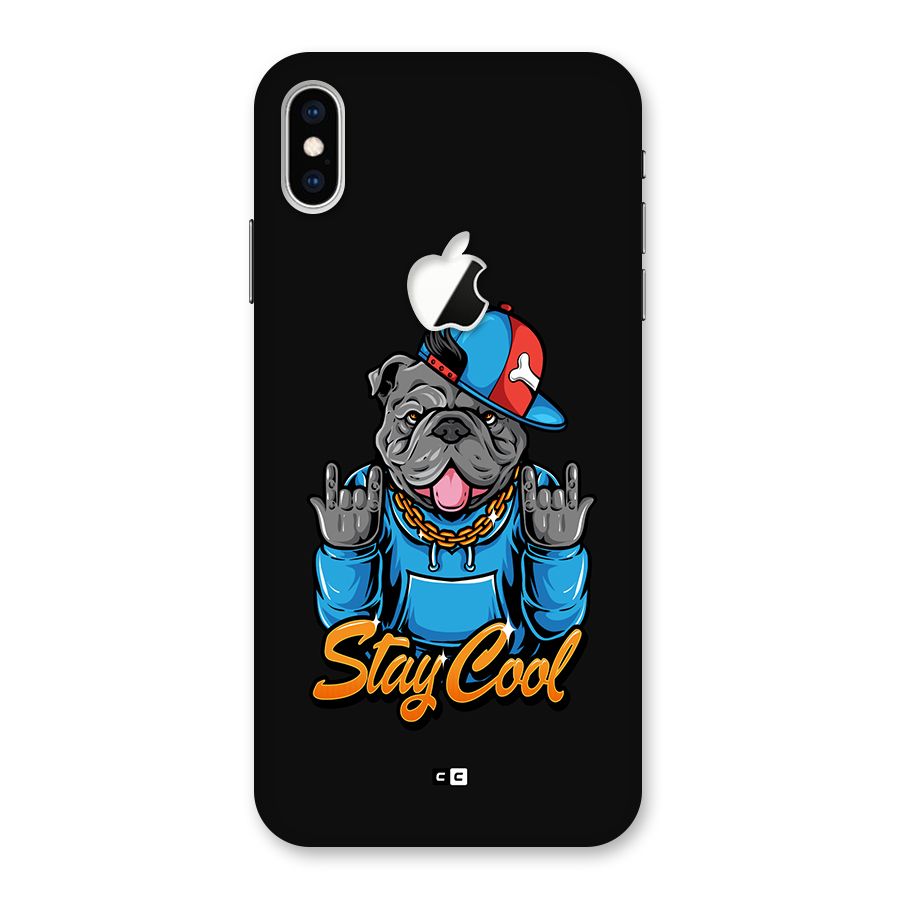 Chill Calm Cool Back Case for iPhone XS Max Apple Cut