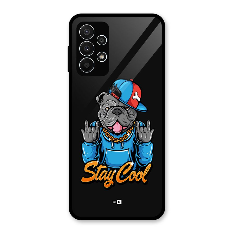 Chill Calm Cool Glass Back Case for Galaxy A23