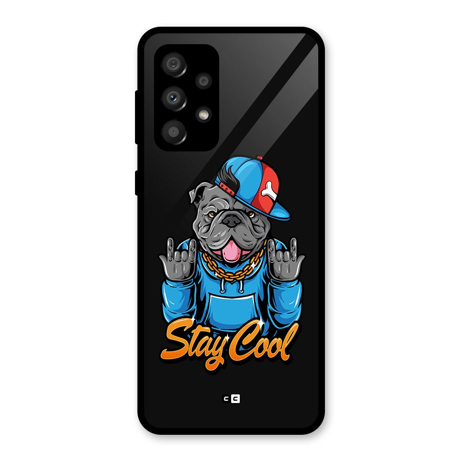 Chill Calm Cool Glass Back Case for Galaxy A32
