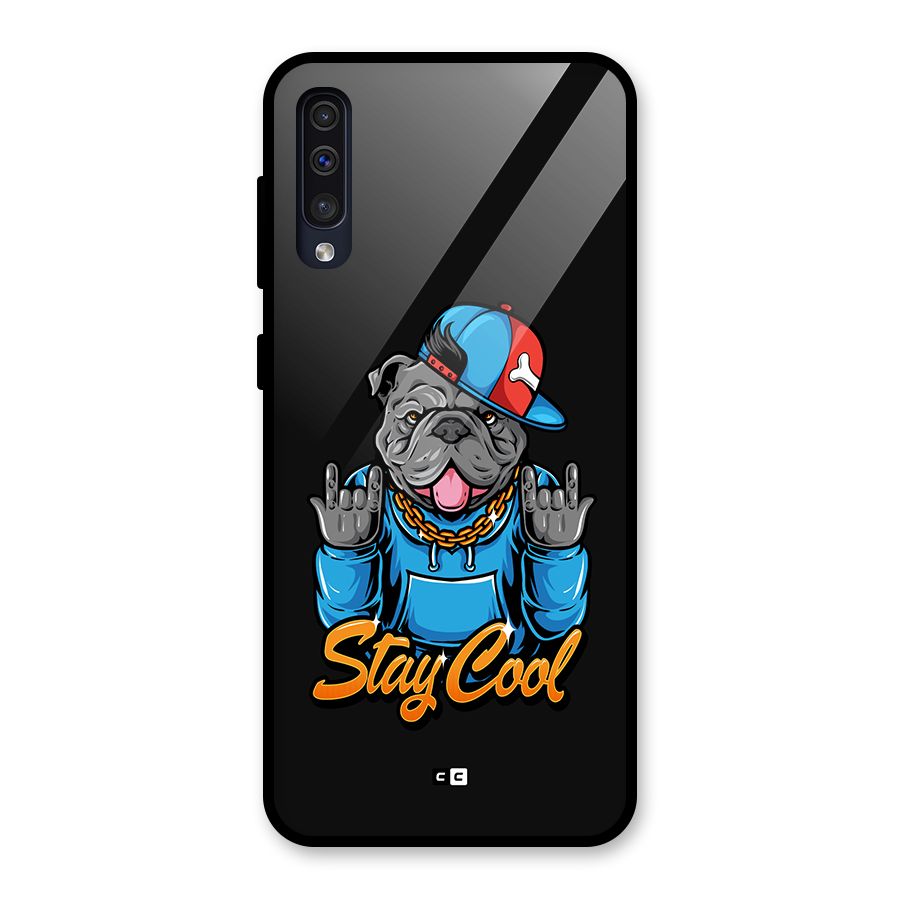 Chill Calm Cool Glass Back Case for Galaxy A50s