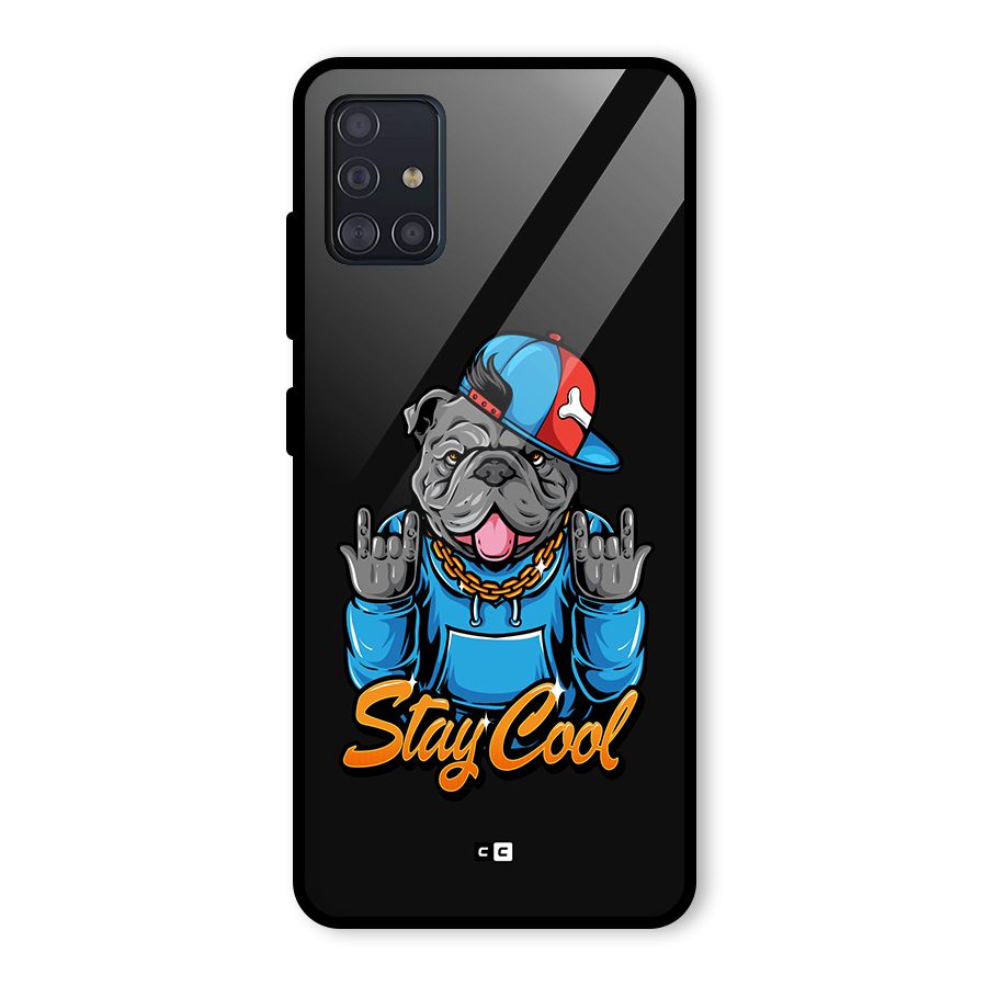 Chill Calm Cool Glass Back Case for Galaxy A51