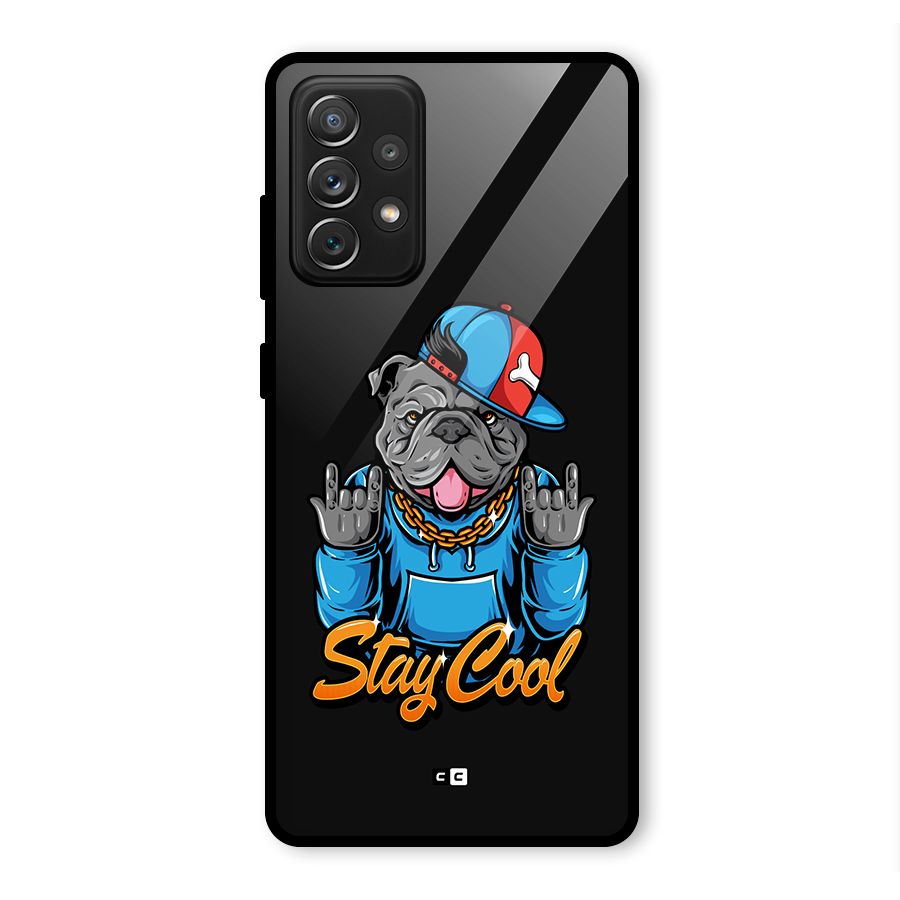 Chill Calm Cool Glass Back Case for Galaxy A72
