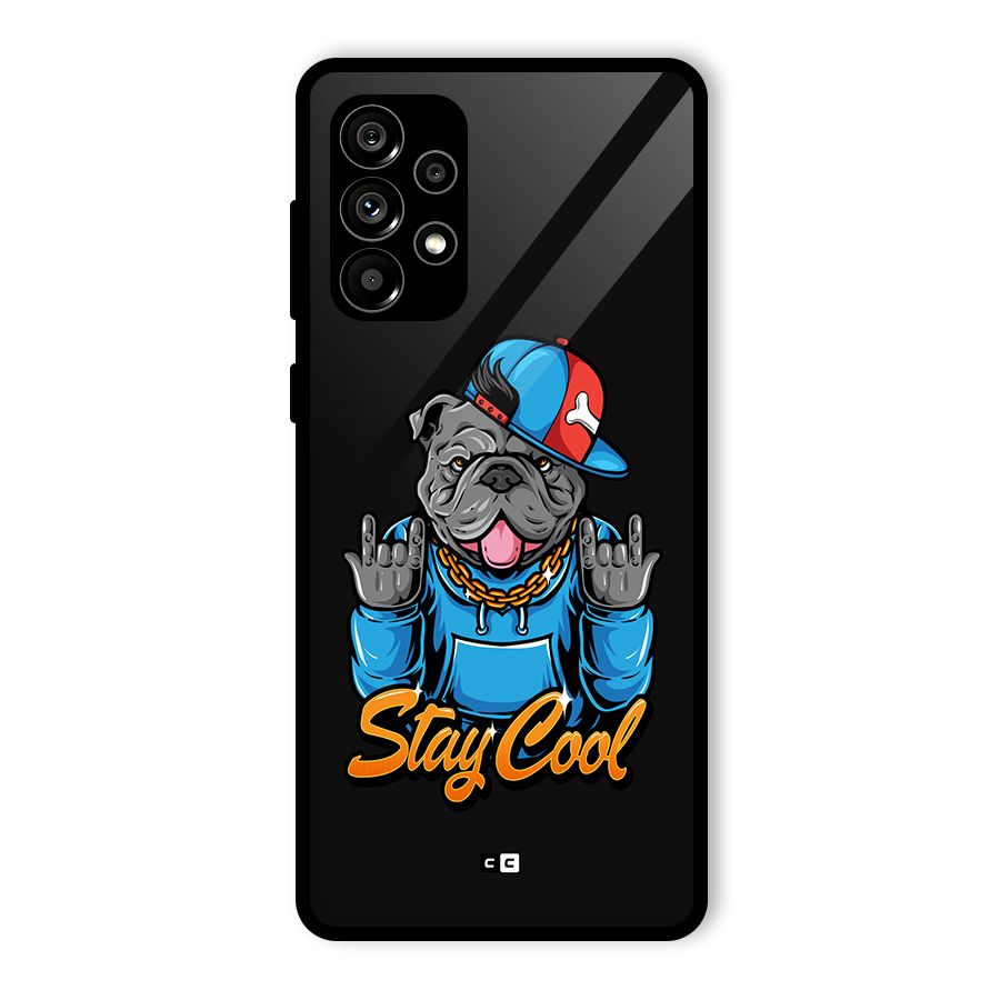 Chill Calm Cool Glass Back Case for Galaxy A73 5G