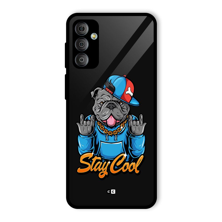 Chill Calm Cool Glass Back Case for Galaxy F23