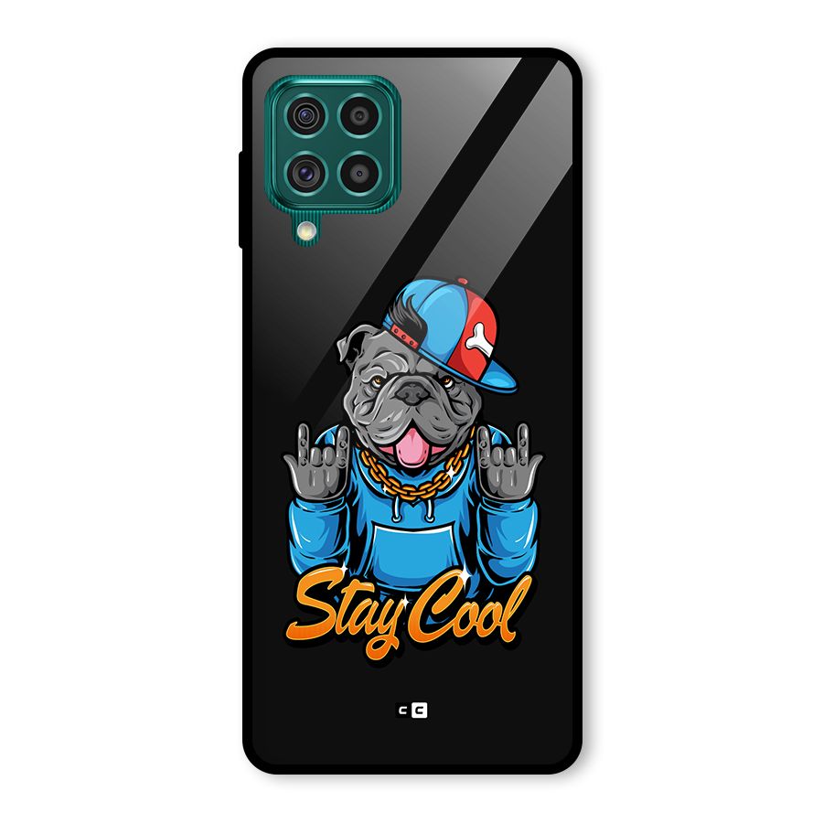 Chill Calm Cool Glass Back Case for Galaxy F62