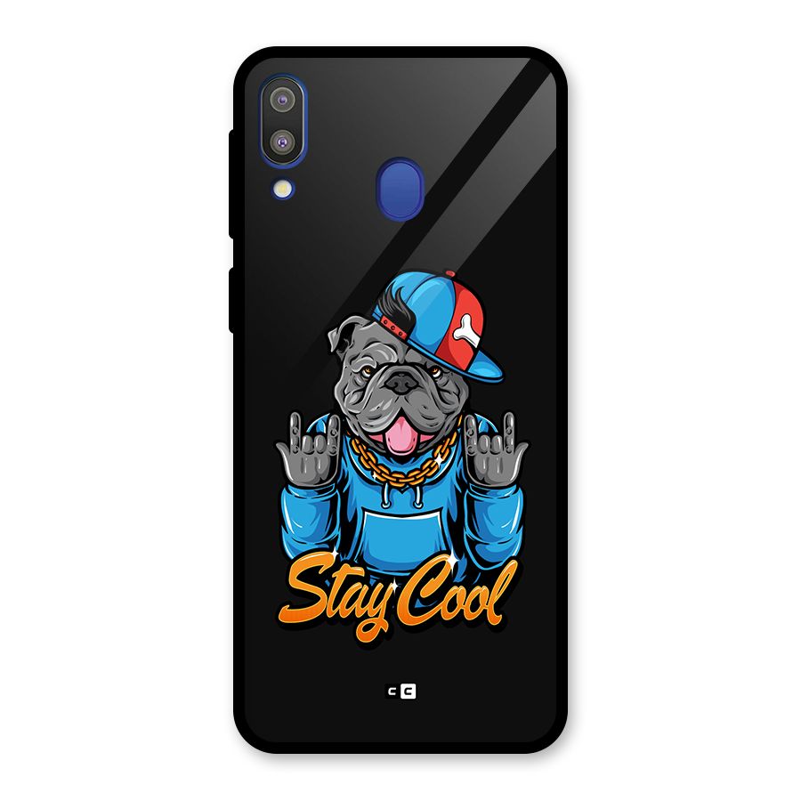 Chill Calm Cool Glass Back Case for Galaxy M20