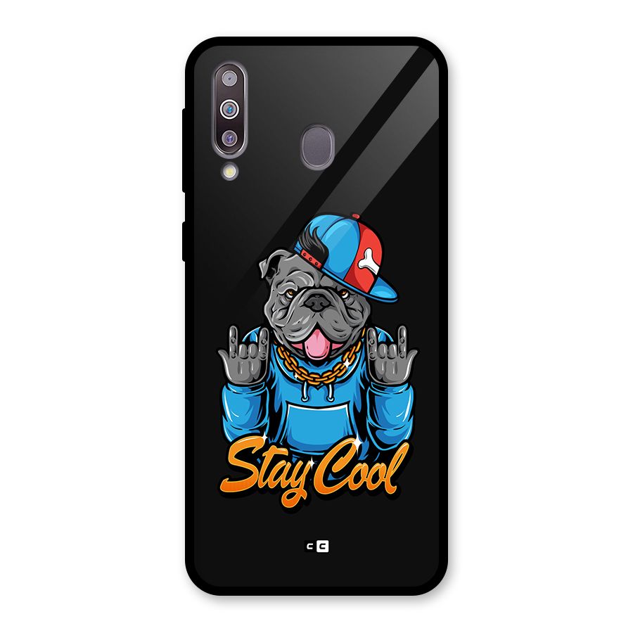 Chill Calm Cool Glass Back Case for Galaxy M30