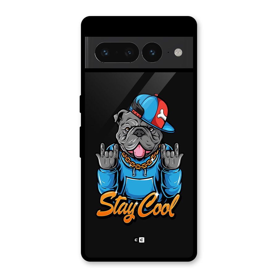 Chill Calm Cool Glass Back Case for Google Pixel 7 Pro