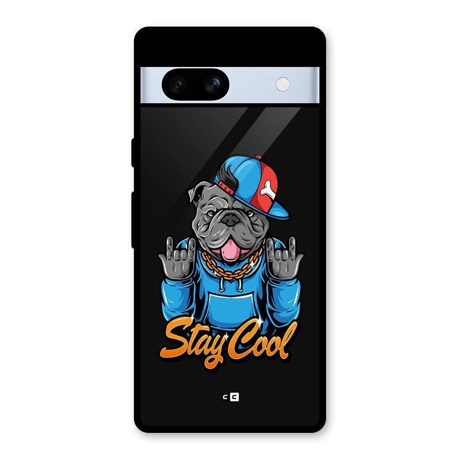 Chill Calm Cool Glass Back Case for Google Pixel 7a