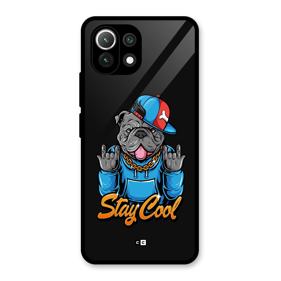 Chill Calm Cool Glass Back Case for Mi 11 Lite