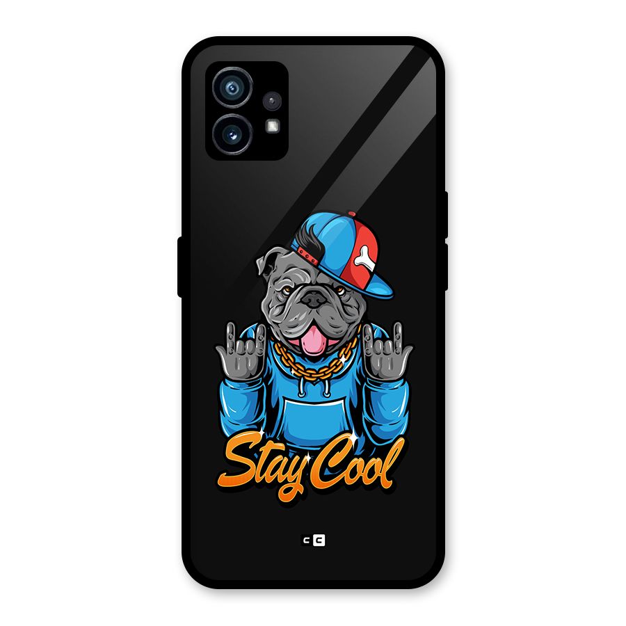 Chill Calm Cool Glass Back Case for Nothing Phone 1
