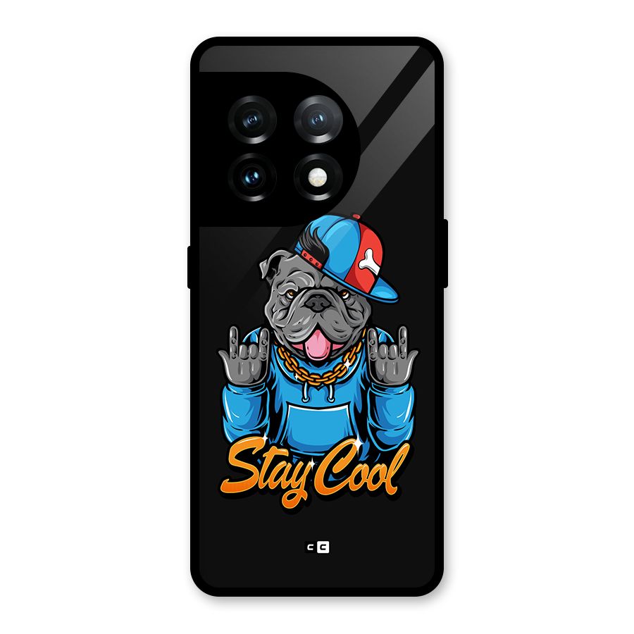 Chill Calm Cool Glass Back Case for OnePlus 11