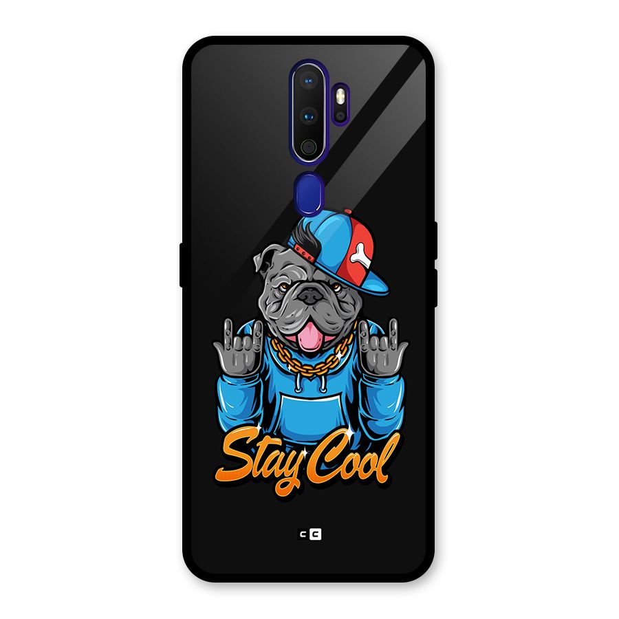 Chill Calm Cool Glass Back Case for Oppo A9 (2020)