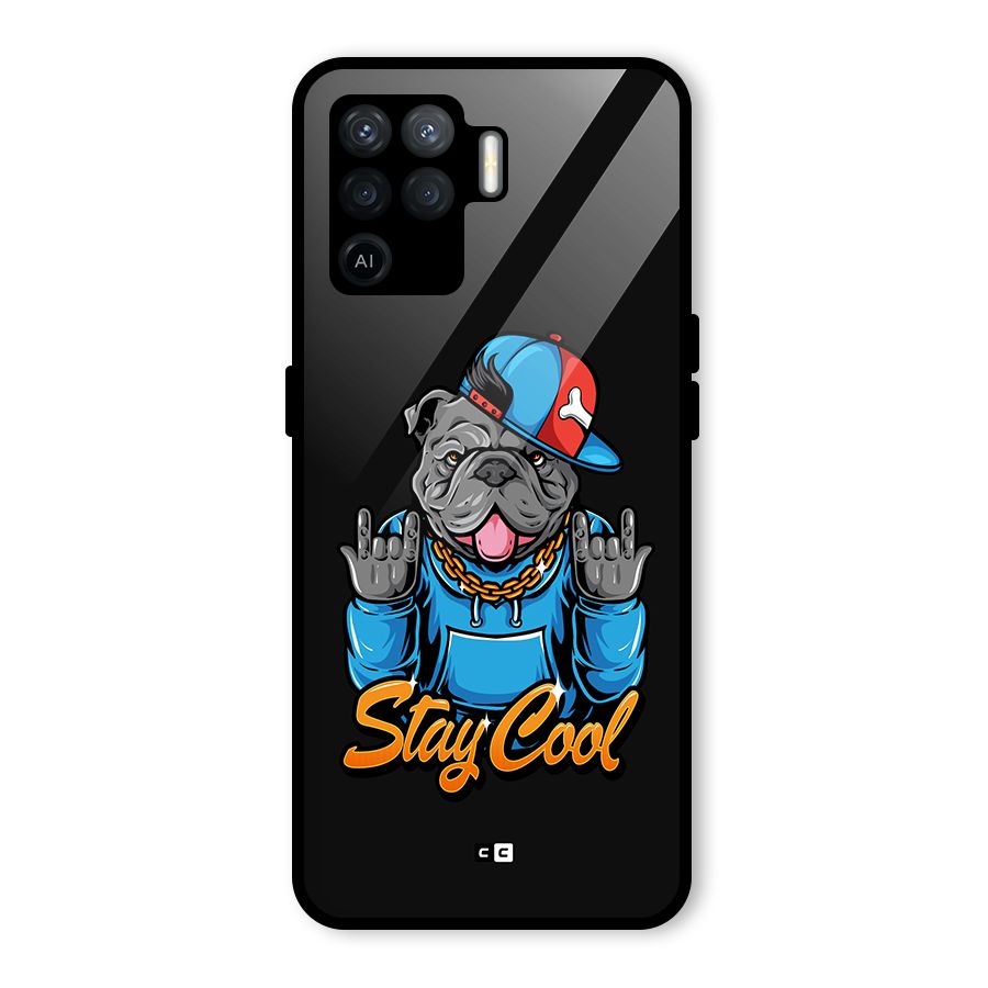 Chill Calm Cool Glass Back Case for Oppo F19 Pro