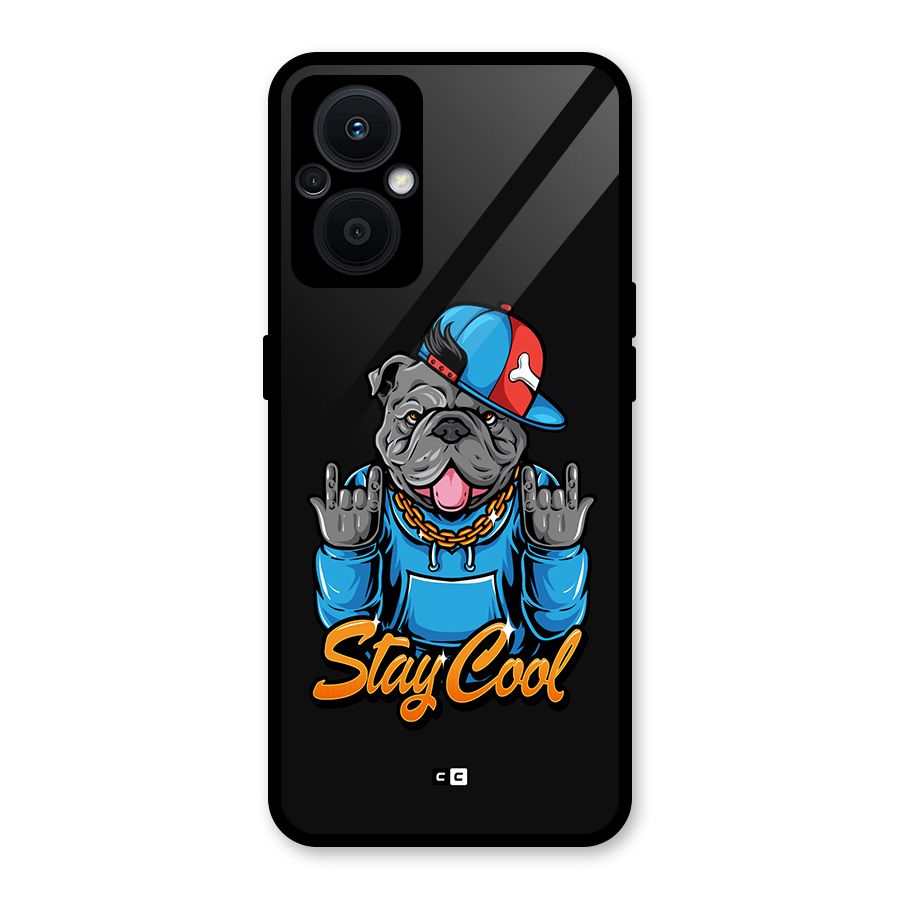Chill Calm Cool Glass Back Case for Oppo F21s Pro 5G