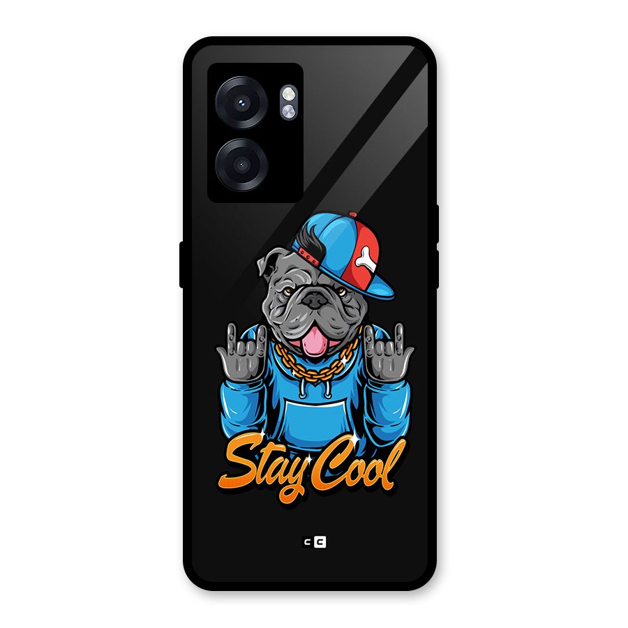 Chill Calm Cool Glass Back Case for Oppo K10 (5G)