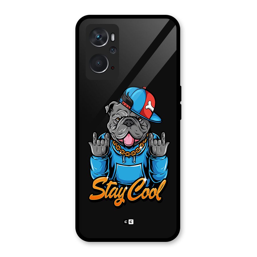 Chill Calm Cool Glass Back Case for Oppo K10 4G