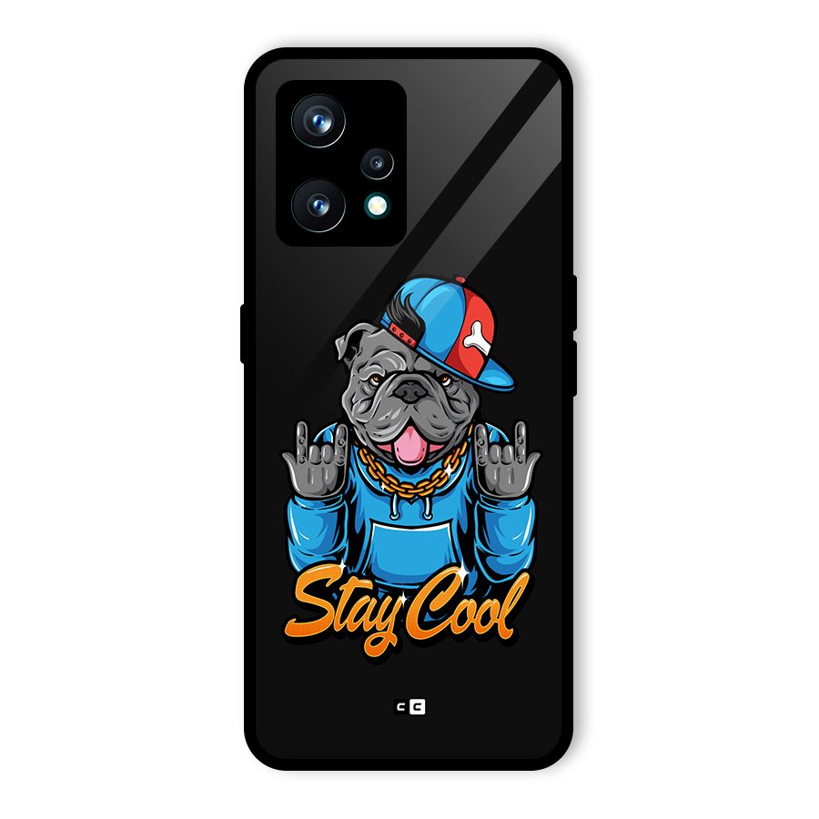 Chill Calm Cool Glass Back Case for Realme Narzo 50 Pro
