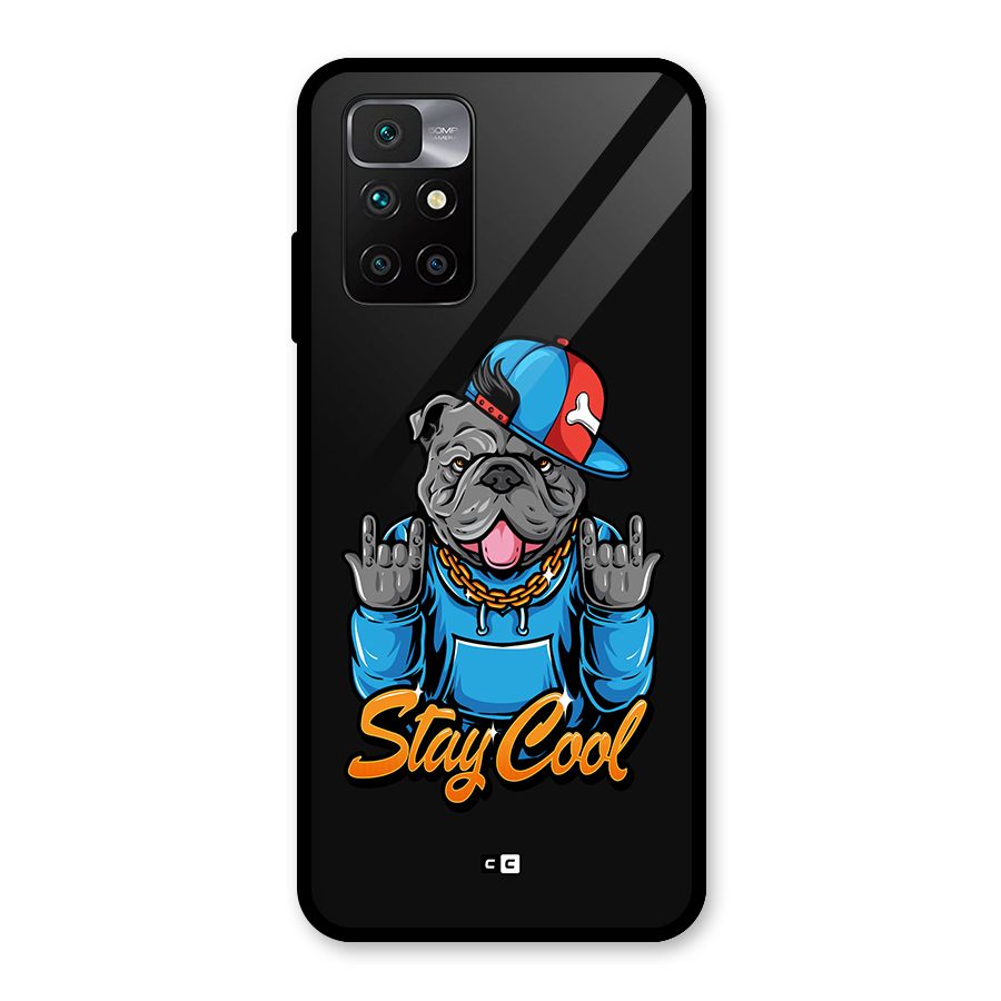 Chill Calm Cool Glass Back Case for Redmi 10 Prime