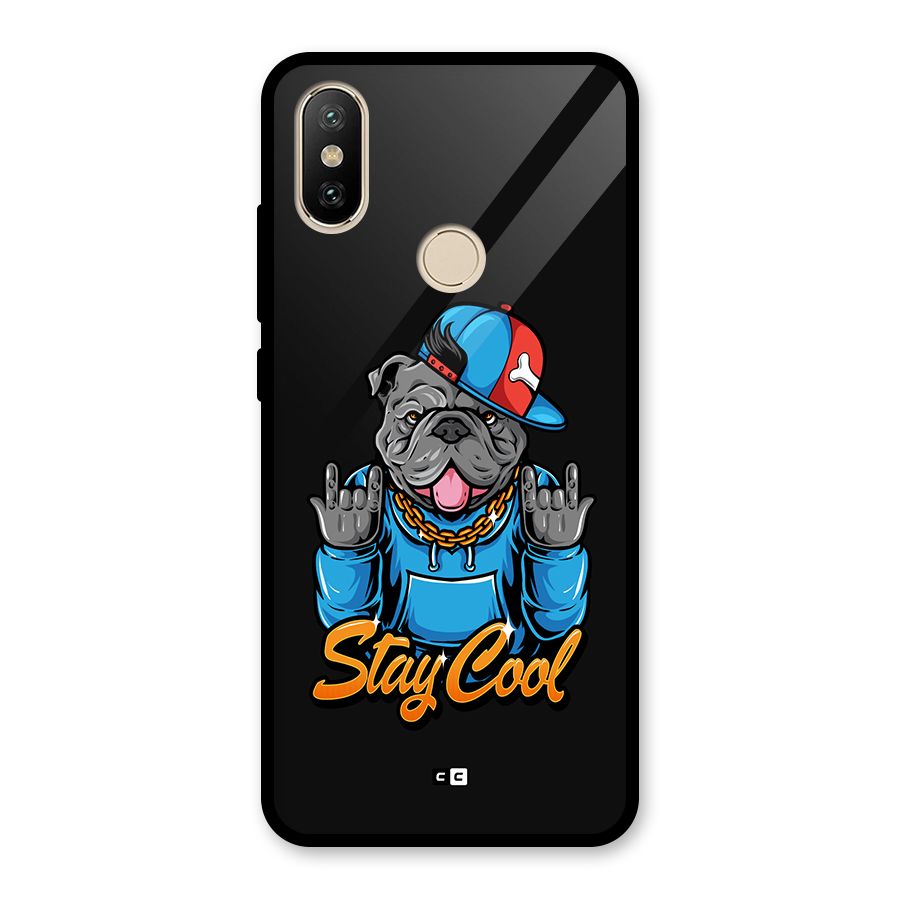 Chill Calm Cool Glass Back Case for Redmi A2