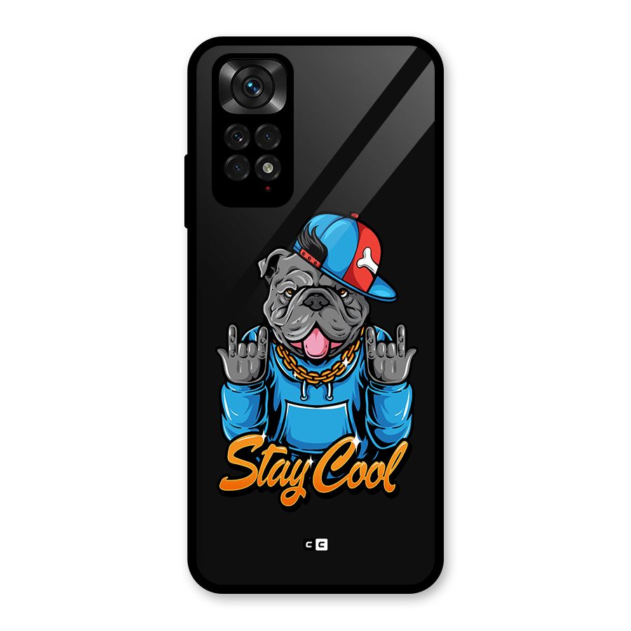 Chill Calm Cool Glass Back Case for Redmi Note 11S